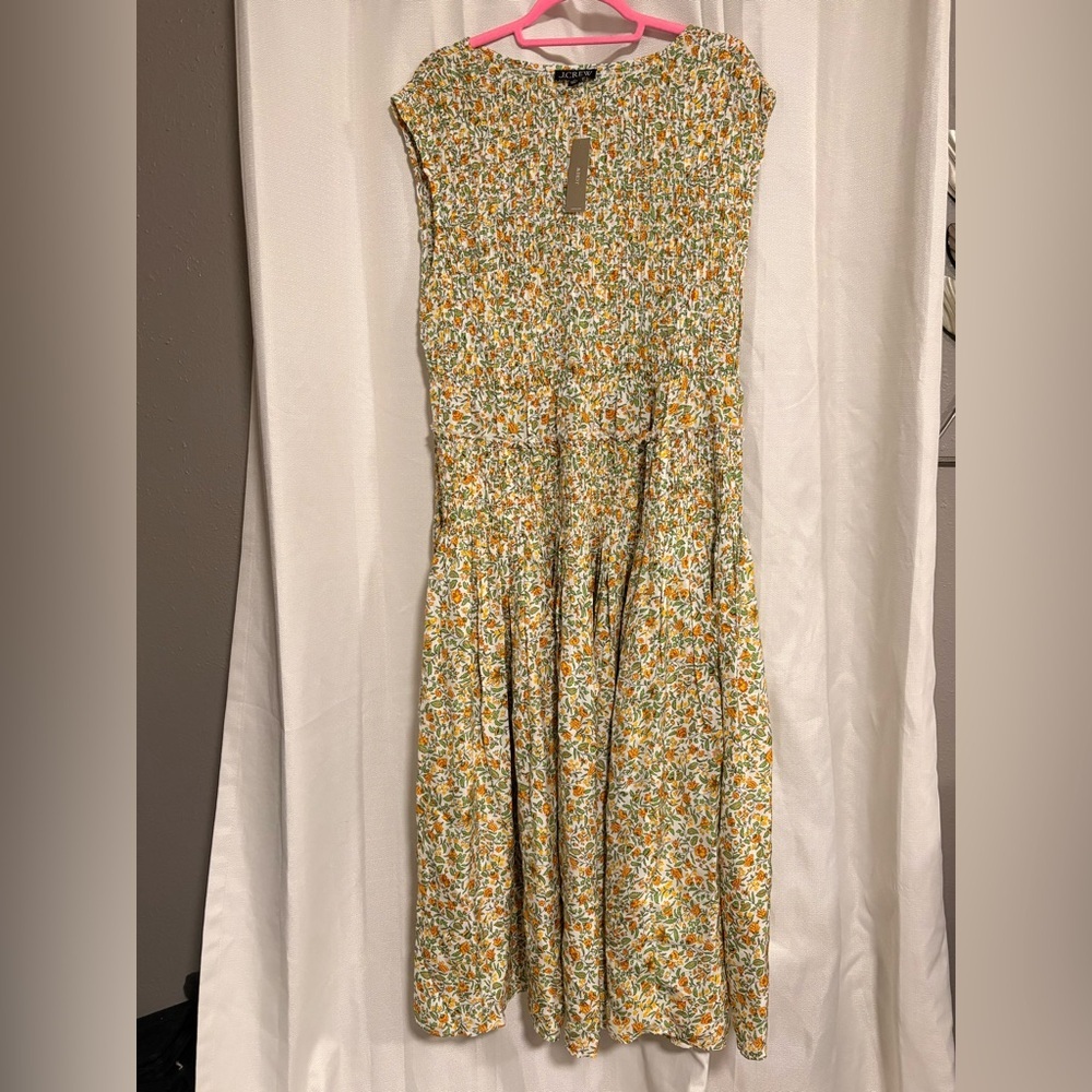 NWT J.Crew Maude Dress In Floral Vines - Picture 2 of 5